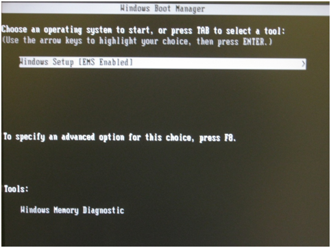 Windows setup ems enabled 2012 r2