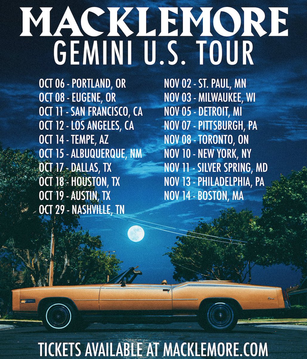 Macklemore Tour
